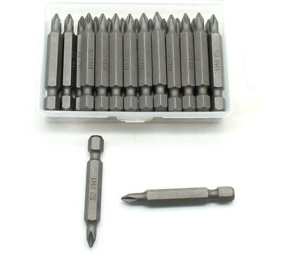 TMAX 25 pc PH1 Impact Ready Phillips 2 Inch Screwdriver Insert Bits Hex Shank