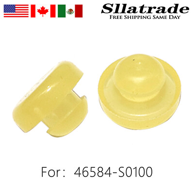 2pcs New For 2003-2015 Infiniti G20 G35 Brake/Clutch Pedal Rubber Stopper USA
