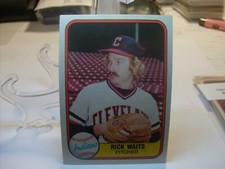 1981 Fleer Baseball   #396 - Rick Waits - Cleveland Indians  (99155)