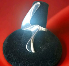 Erick's Sterling Silver Modernist Desing Ring Taxco.925. size 8