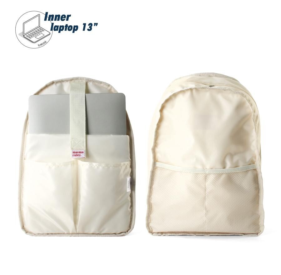 ★masmarulez★ Daily backpack _ Butter cream Masmarulez] Korean Daily Mini Backpack Butter Cream | eBay