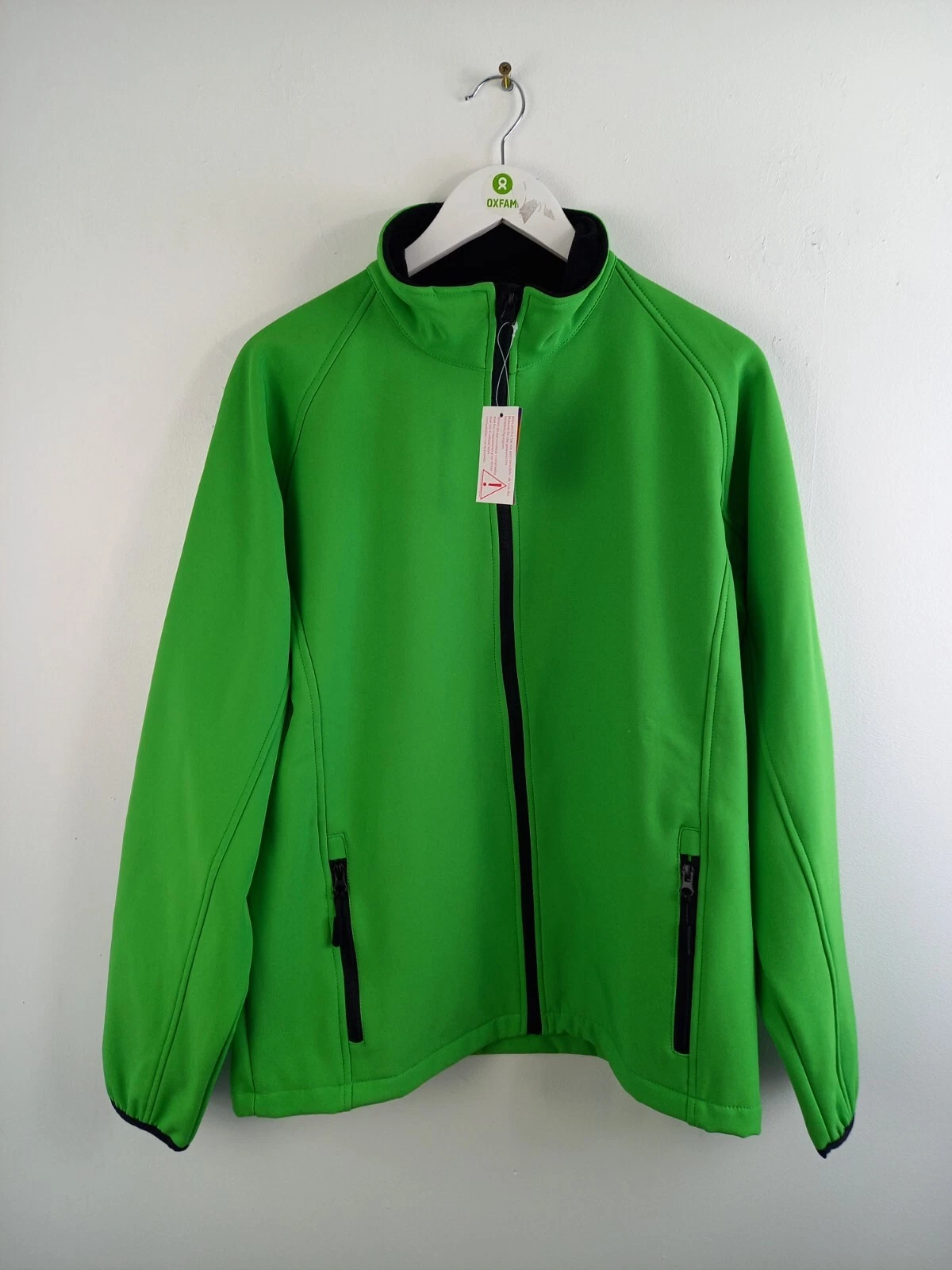 Result Core Men's Zip Through Softshell Jacket Green Size M NEW F2