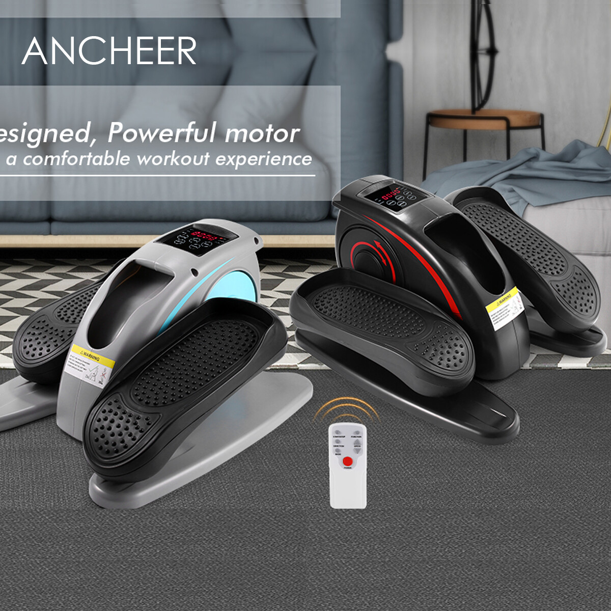 ancheer under desk cycle pedal exerciser
