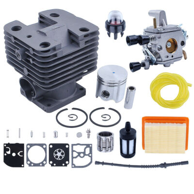 Cylinder Piston Carburetor Repair Rebuild Kit 35mm For Stihl FS120 FS200 FS250