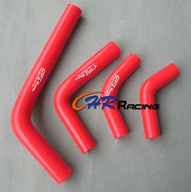 Manguera radiador silicona roja para Honda CRF250 CRF250R CRF250X 2004-2009 05 06 07 Foto 4 de 4