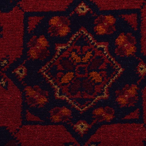 Tribal Handmade Khal Mohammadi Rug 4'2"x6'7" ft Afghan Red Bedroom Carpet B30064 - Picture 4 of 8