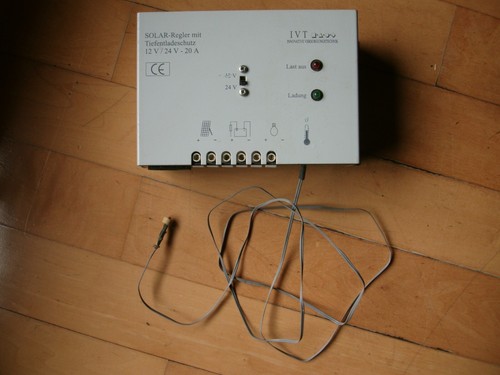 IVT Solar-Regler mit Tiefentladeschutz 12 V, 24 V 20 A