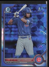 2022 Bowman Sapphire Luis Verdugo BCP-147 1st | Chicago Cubs