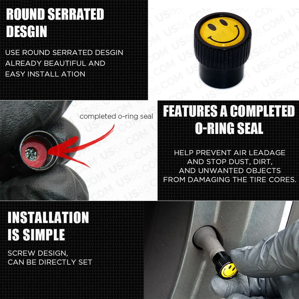 4x For Mazda Roundel Car Wheels Tire Air Valve Caps Stem Dust Cover Logo Sport - Image 3 of 4