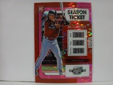 2022 Panini Chronicles Contenders Optic Pink Pulsar Jake McCarthy #15 Rookie RC