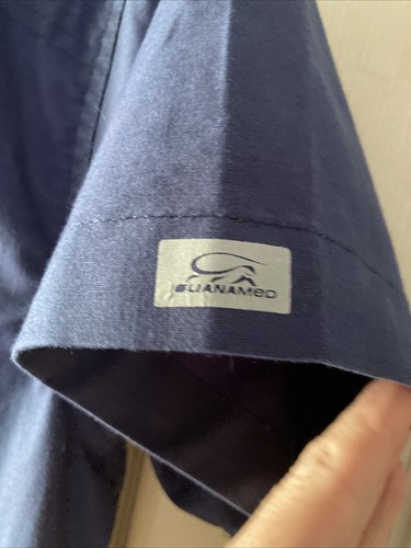 Iguana Med WOMENS Scrub Top Navy Blue SZ XL NEW - Picture 15 of 18
