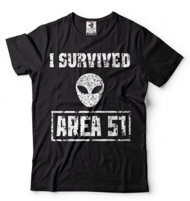 Area 51 T-shirt Mens Storm area51 Alien Life t-shirt Internet campaign Tee