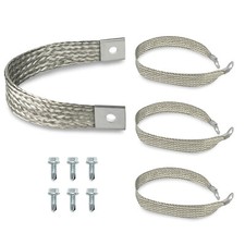 40140 Engine Braided Ground Strap Kit Set of 4