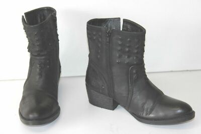 PROMOD ankle boots boots black leather small heels size 38 VGC