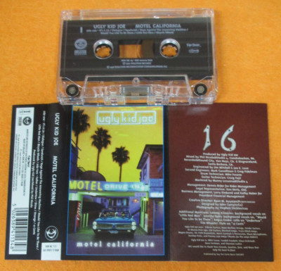 MC UGLY KID JOE Motel california 1996 EVILUTION RAW MC 113 no cd lp dvd vhs