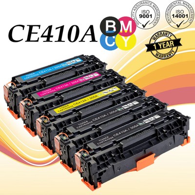 5P Toner Cartridge for HP CE410A 305A Laserjet Pro 300 ...