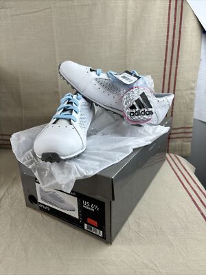 NEW/Tag Adidas Driver ClimaCool Spikeless Golf Shoes White Womens Xtra  Laces