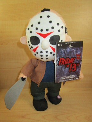 Friday the 13th JASON VOORHEES ANIMATED PLUSH DOLL 17+ walks sound