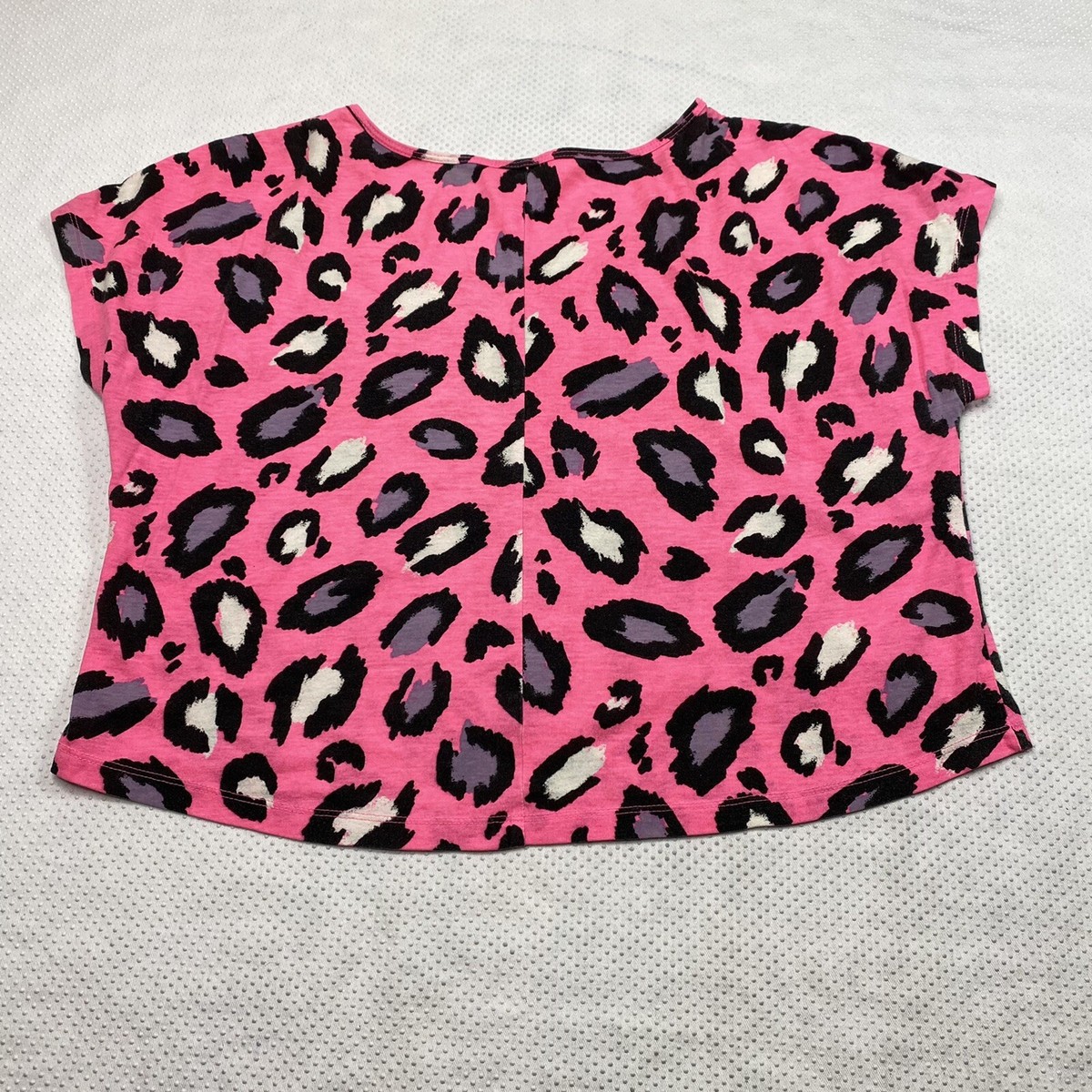 9090 girl〈Charcoal Pink Leopard 〉 L トップス 9090 girl Charcoal