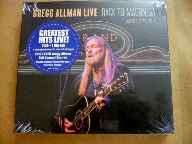 Gregg Allman Live: Back To Macon,Ga [2CD/Blu-Ray] [Digipak] Gregg Allman Neu - Bild 2 von 4