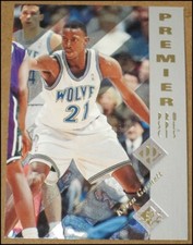 1995-96 SP Premier Prospects Kevin Garnett Rookie Card #159 Timberwolves RC NRMT. rookie card picture