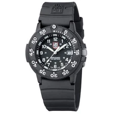 Luminox Navy SEAL Dive Men's Watch Rotating Bezel Black Dial Rubber Strap 3001