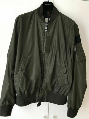moncler green bomber jacket