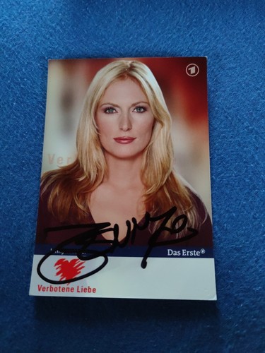 Verbotene Liebe Autogrammkarte