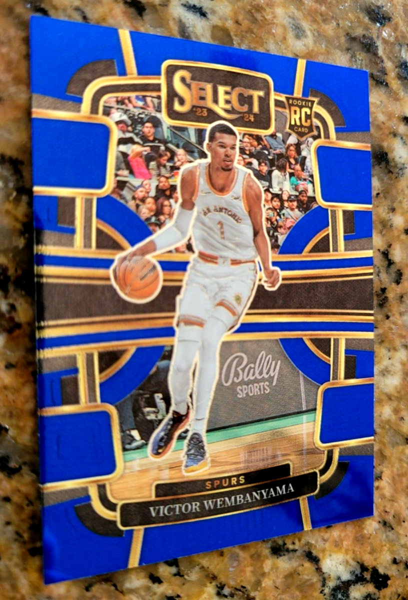 Victor Wembanyama 2023-24 Panini Select NBA Blue Concourse Rookie
