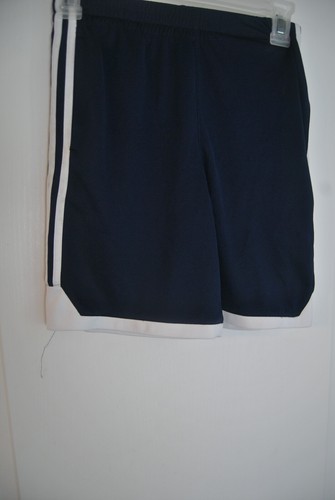 Kids Nylon Shorts By adidas Size 8 Blue and White in Color RN 67891 - Picture 6 of 11