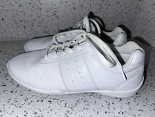 Yingrui Womens White Lightweight Super Comfy Shoes Sz 7 Cheerleading