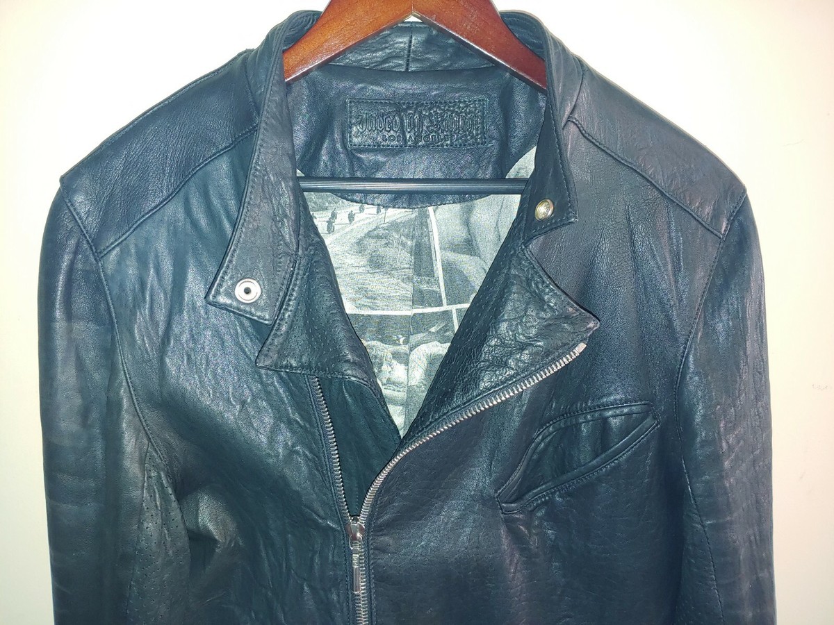 Jaded By Knight Los Angeles Womens Black Leather Jacket