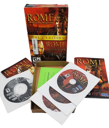 ROME TOTAL WAR GOLD EDITION ~ SEGA 2004 PC CD-Rom + Serial Key ~ Strategy - Picture 2 of 6