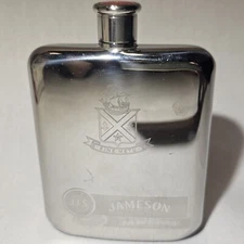 John Jameson & Son Vintage Limited 6oz Irish Whiskey Flask JJ&S Screw Beautiful