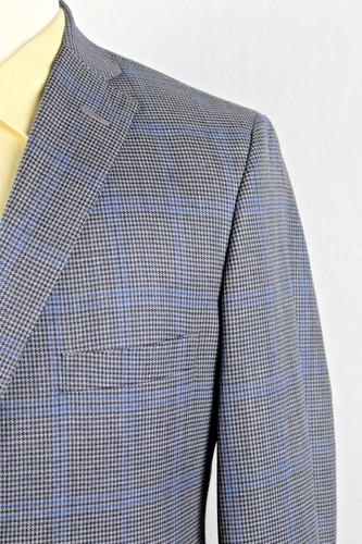 Royal Classic Jeff Hendley Gray Houndstooth Holland Sherry Sport Coat Blazer Sz? - Picture 2 of 12