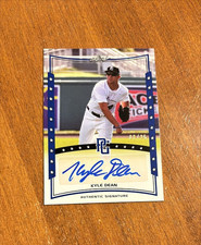 Kyle Dean 2014 Leaf Perfect Game Blue Auto A-KD1 BYU Cougars /25