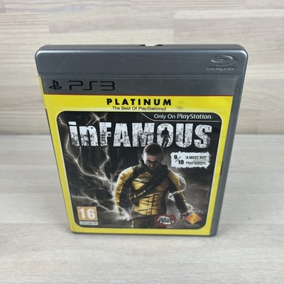 INFAMOUS PLATINUM EDITION -  PS3 - Region 2 Pal RARE