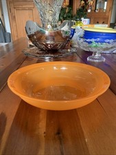 Tupperware Jungewelle Flach Schüssel,Behälter ,Orange ,rund ,700ml. Ø22cm.x7cm.H