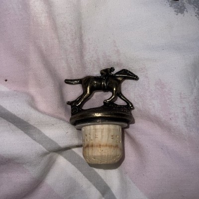 Blanton's Bourbon Flaschenverschluss - Buchstabe ''A'' Pferd & Jockey Korken/Metall Topper