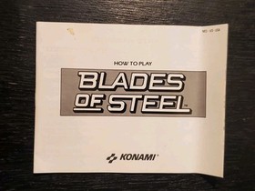 Blades of Steel (Nintendo NES, 1988) Box/Manual/Inserts Konami Hockey [NO GAME]