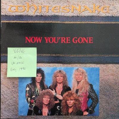 Whitesnake Now You're Gone Vinyl Record VG/VG 12EMG150 1990