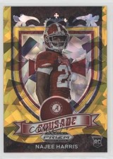 2021 Panini Prizm Draft Picks Crusade Gold Ice Prizm Najee Harris #172 0t4g