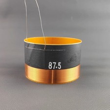 1pcs 87.5mm Voice coil Copper wire 8 Ohm For Loudspeaker Repair 2Layer IN/ out