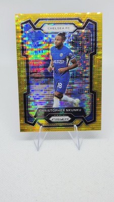2023-24 Panini Prizm Premier League Christopher Nkunku Choice Gold Pulsar 10/10 