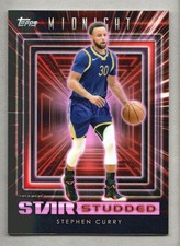 2023-24 Topps Midnight Basketball Star Studded Twilight #SS6 Stephen Curry /99