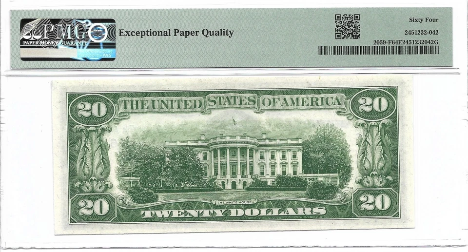 1950 $20 ATLANTA FRN. PMG Choice Uncirculated 64 EPQ Banknote. - Image 2 of 2