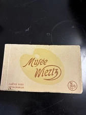 : Rare Nels Souvenir Postcard Album – Musée Wiertz,Bruxelles 23 Detachable Cards