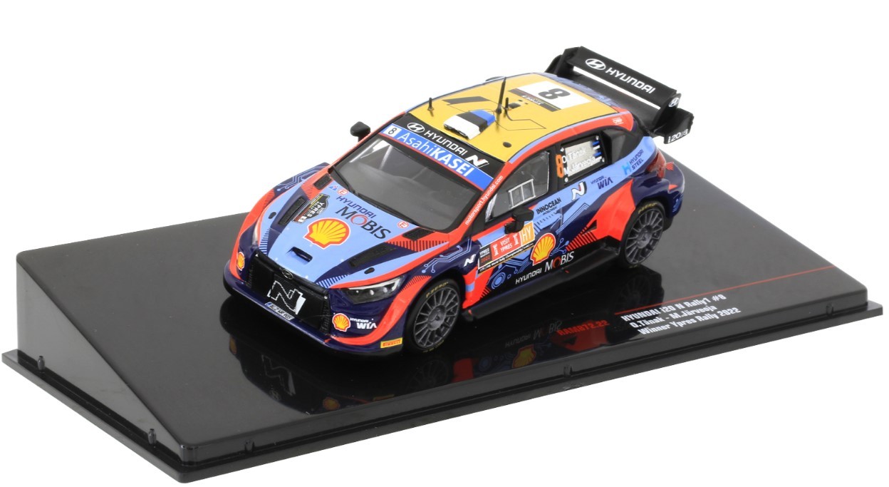 Voiture de collection IXO Hyundai i20 N Rally1 miniature 1/43 de qualite
