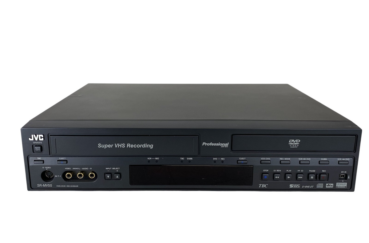 JVC SR-MV55 Professional Series VHS/DVD Recorder Combo Player See