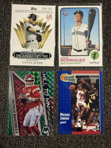 13 Card Lot Stars Jordan Mahomes Shai Jeter JROD Ohtani Rcs Insert #d ...